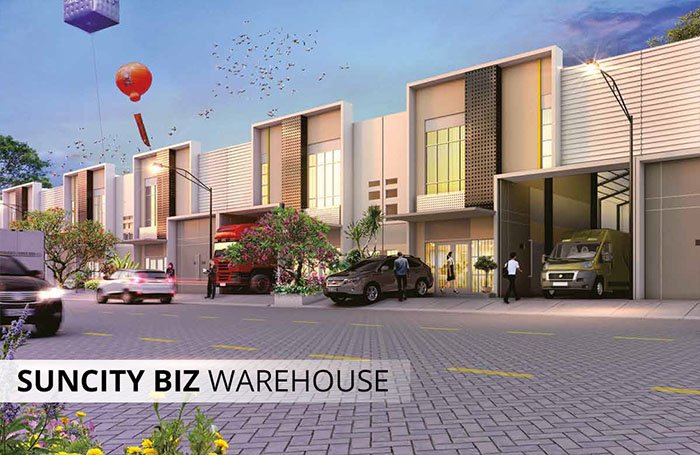 suncity biz warehouse - dijual jual gudang pergudangan sidoarjo murah