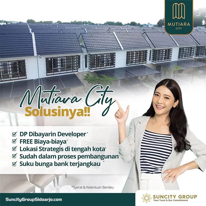 harga perumahan sidoarjo - jual rumah sidoarjo - perumahan mutiara city sidoarjo